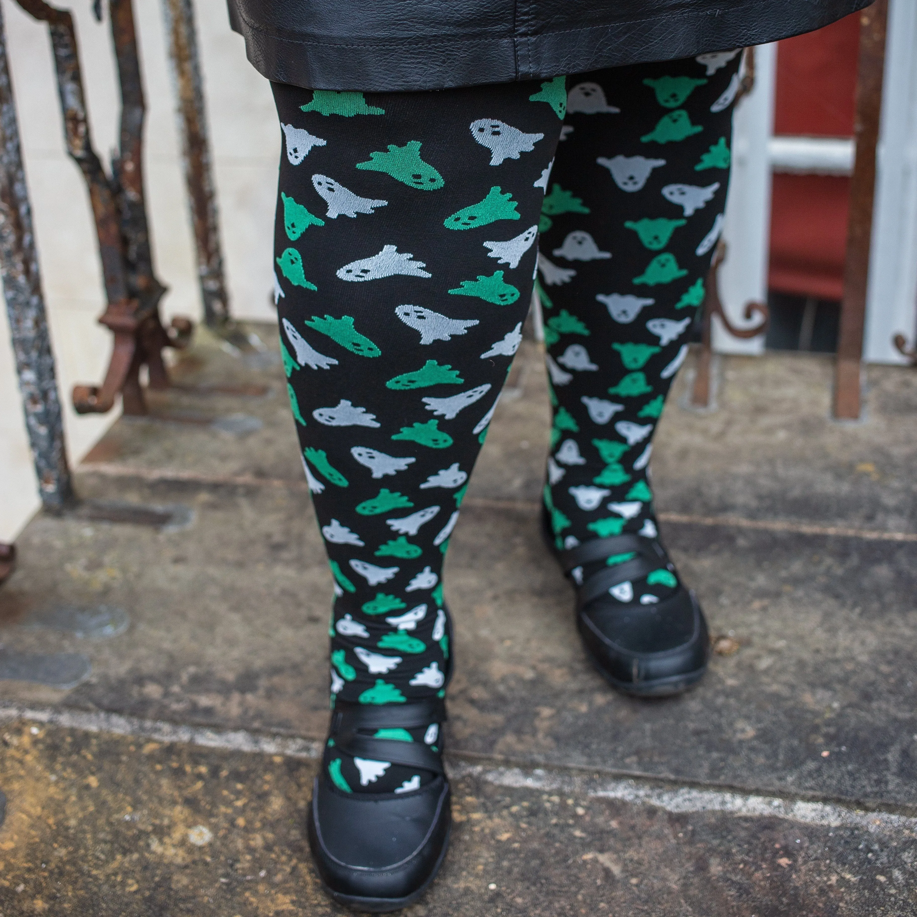 Pattern Tights - Squad Ghouls sold by Snag Tights product image thumbnail 2