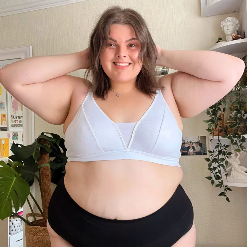 Everyday Ribbed Bra - Regular Cup sold by Snag Tights