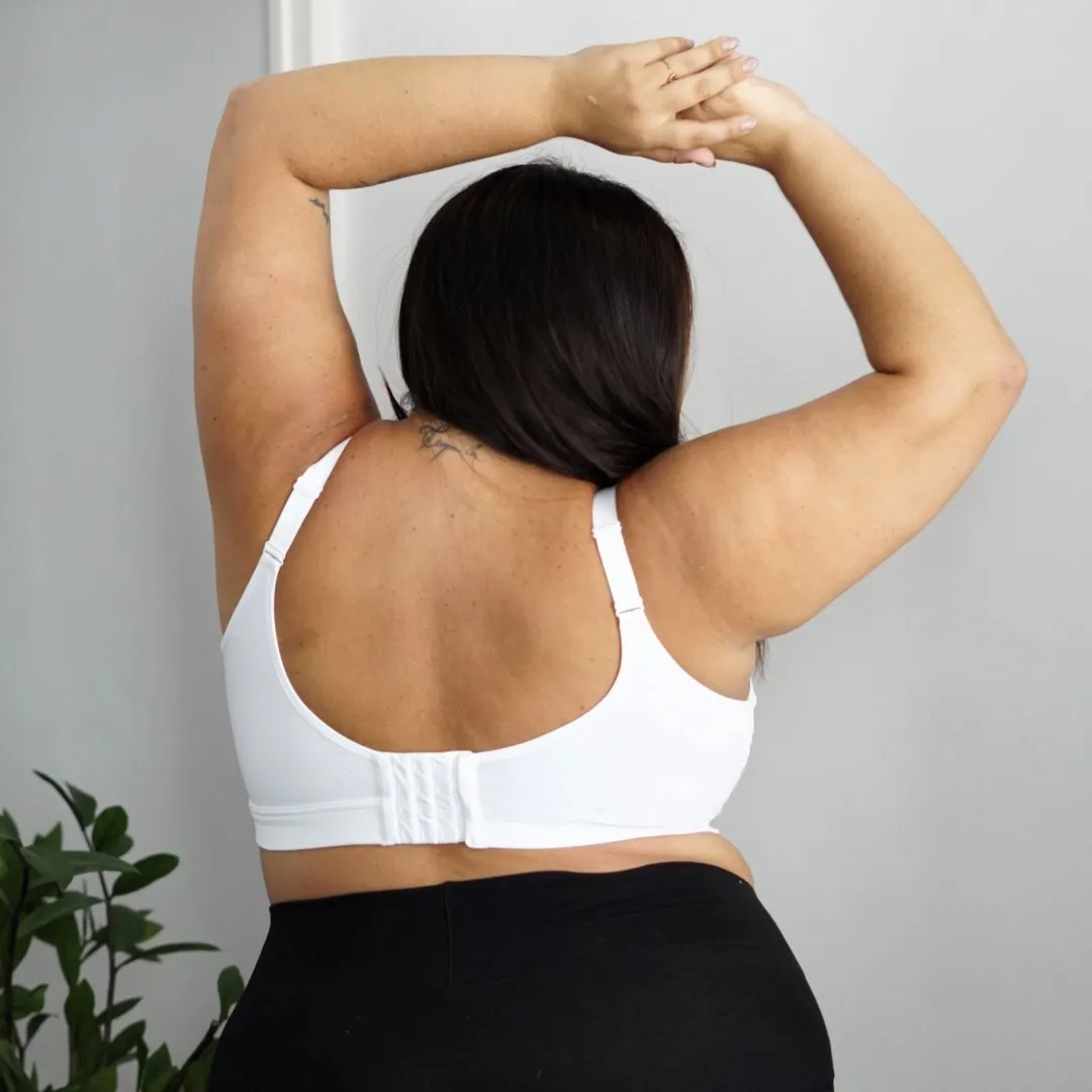 Ribbed Bra Full Cup - White sold by Snag Tights product image thumbnail 5