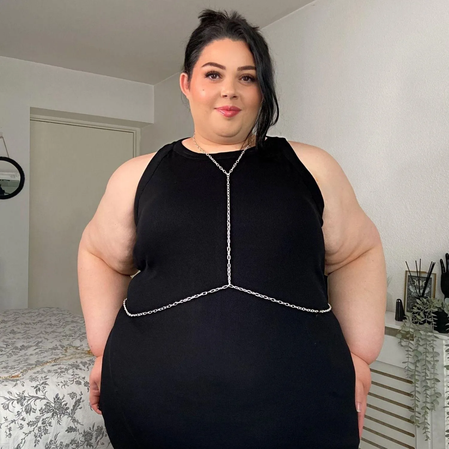 Body Jewellery - Selene - Silver sold by Snag Tights