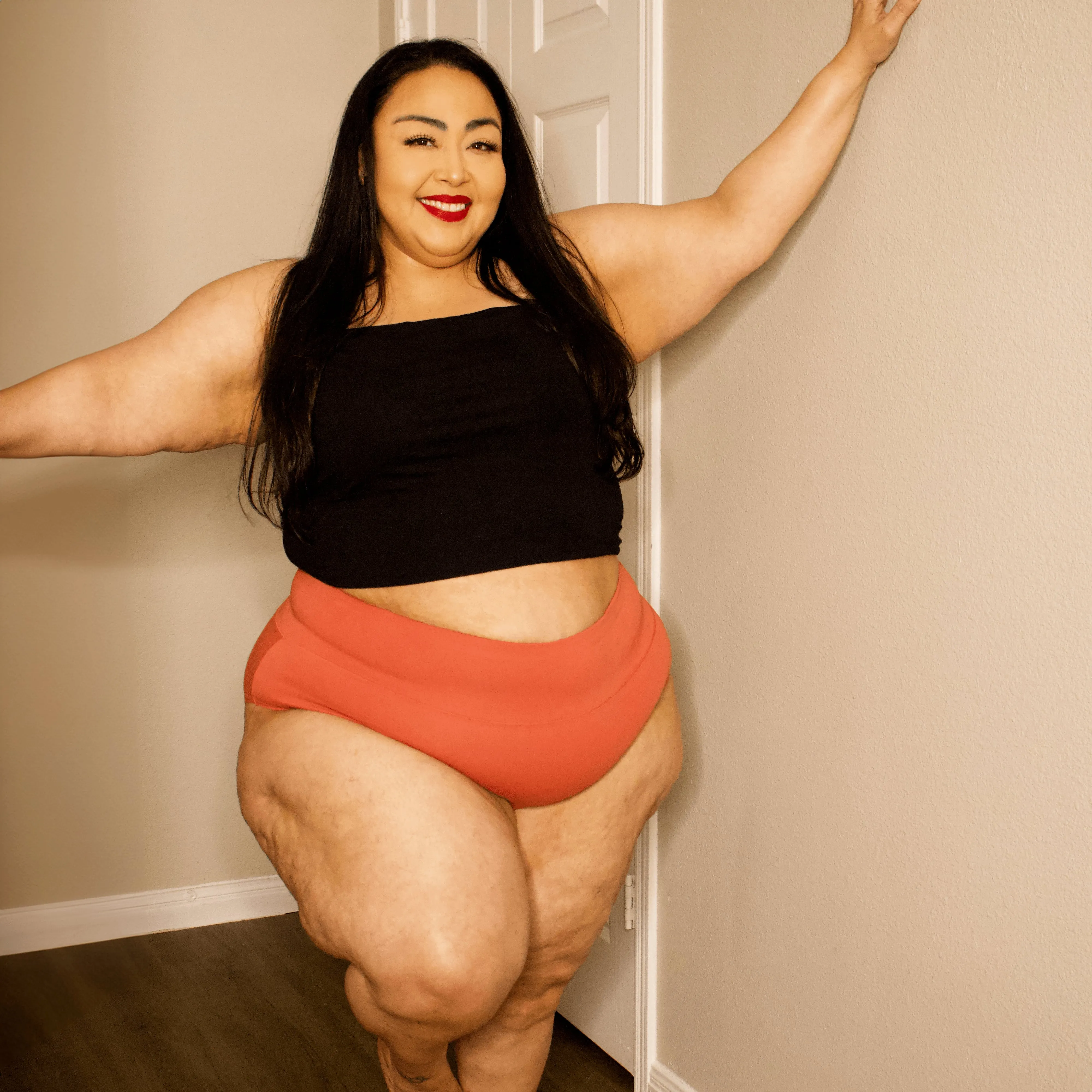 Organic Cotton Full Brief Panties - Peach Party sold by Snag Tights product image thumbnail 3