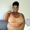 Ribbed Bra Full Cup - Caramel sold by Snag Tights
