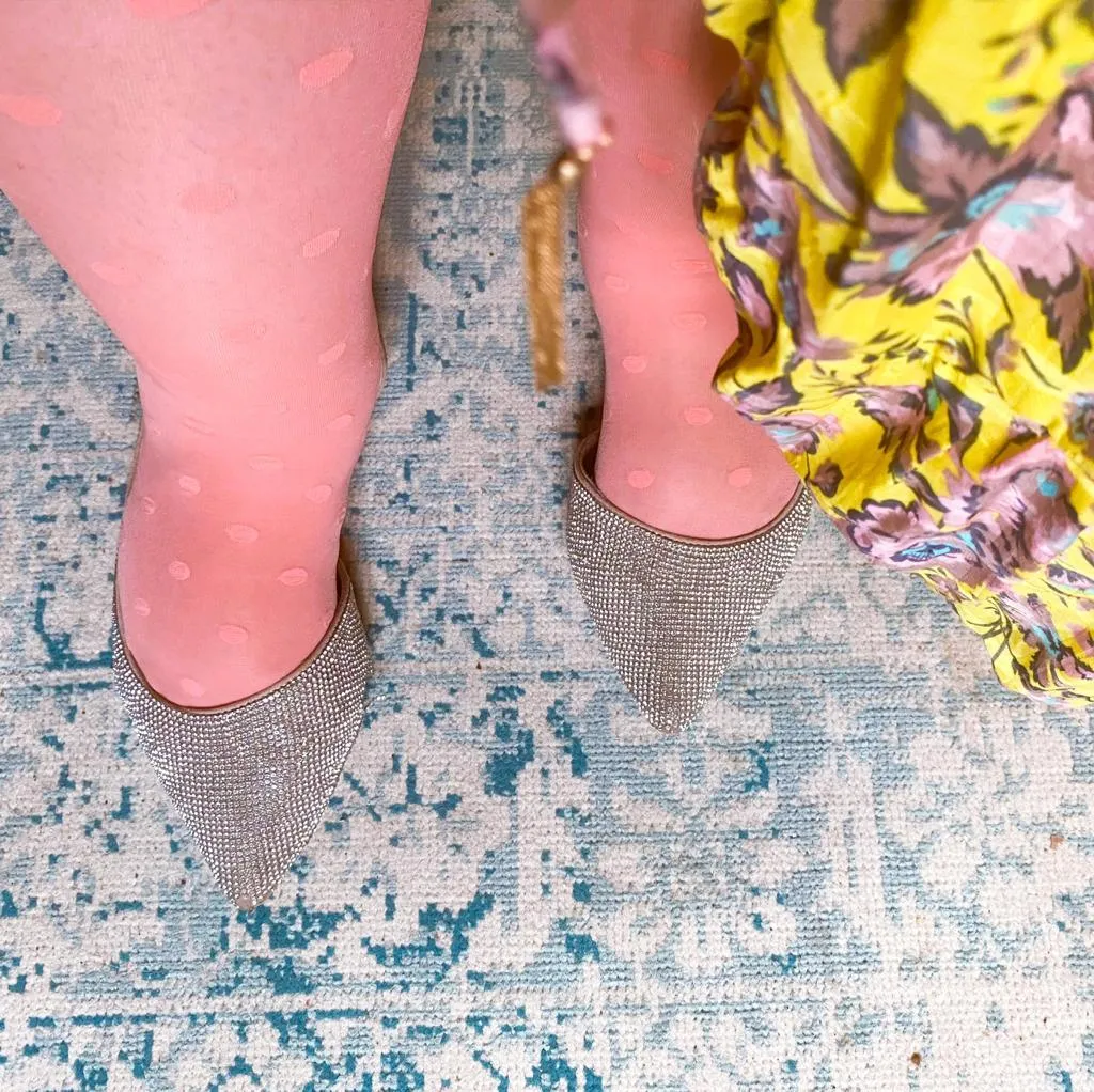 Polka Dot Tights - Abricot sold by Snag Tights product image thumbnail 4