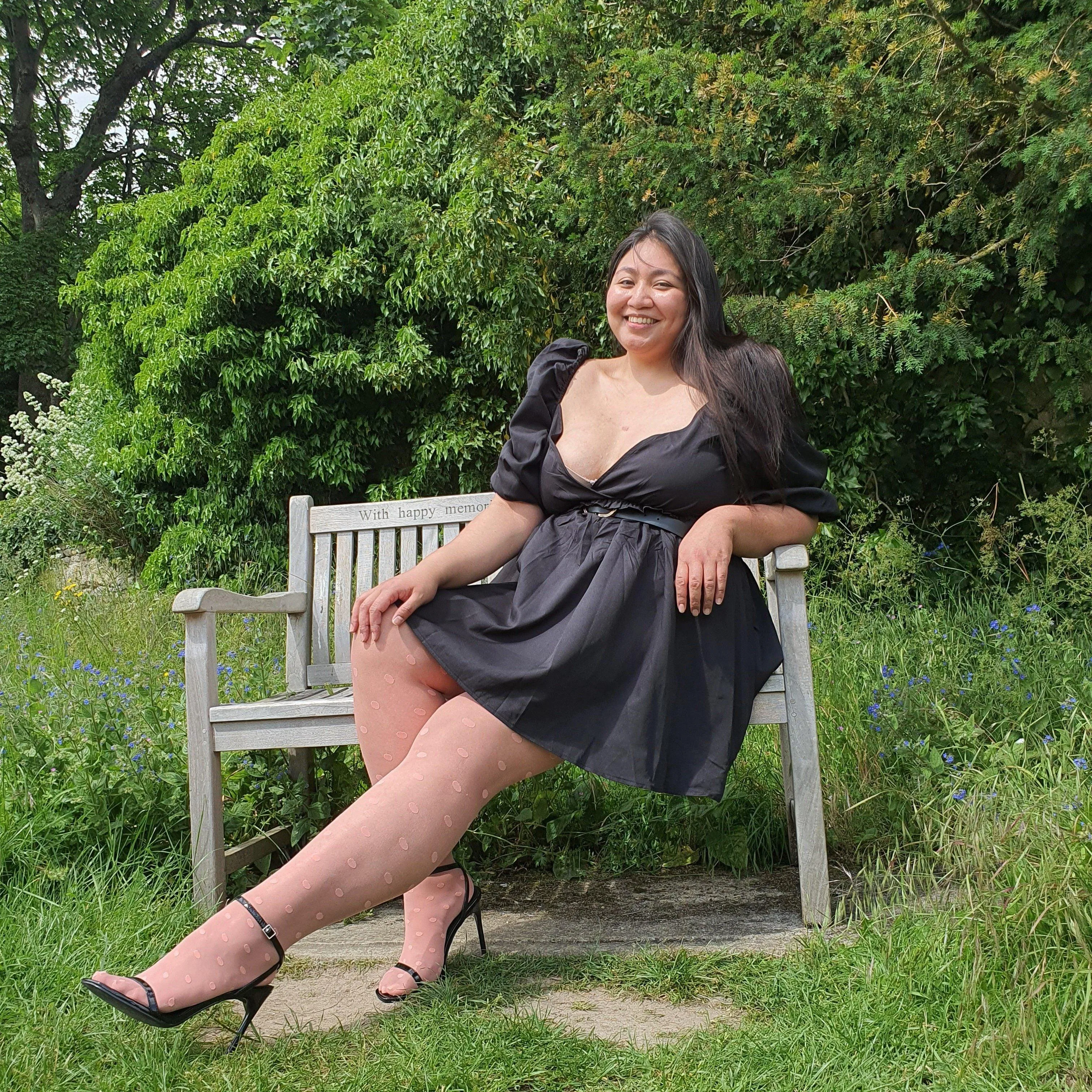 Polka Dot Tights - Abricot sold by Snag Tights product image thumbnail 5