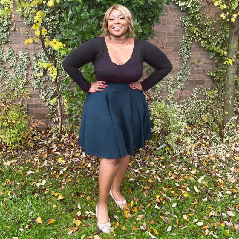 Flare Skirt - Bone China (V2) sold by Snag Tights