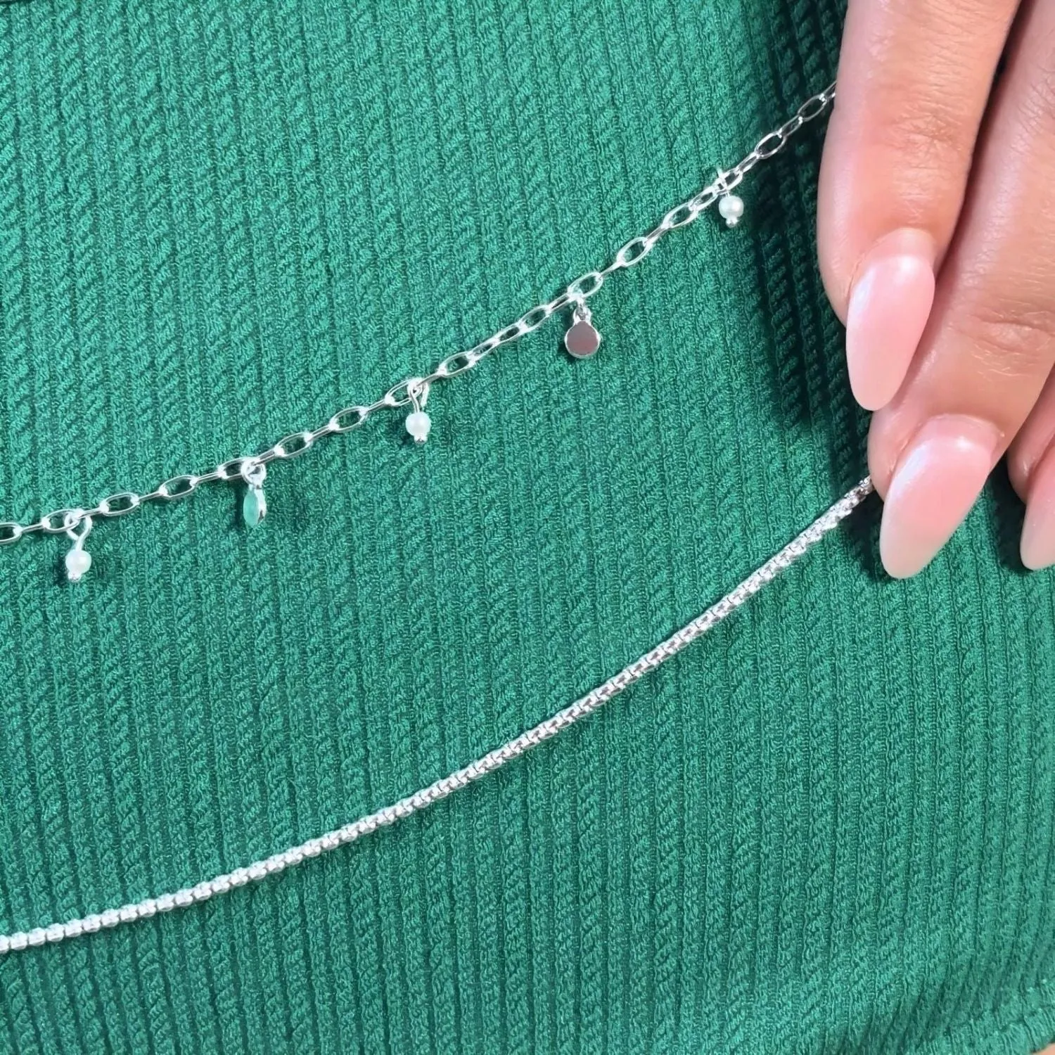 Body Jewellery - Aphrodite - Silver sold by Snag Tights product image thumbnail 5