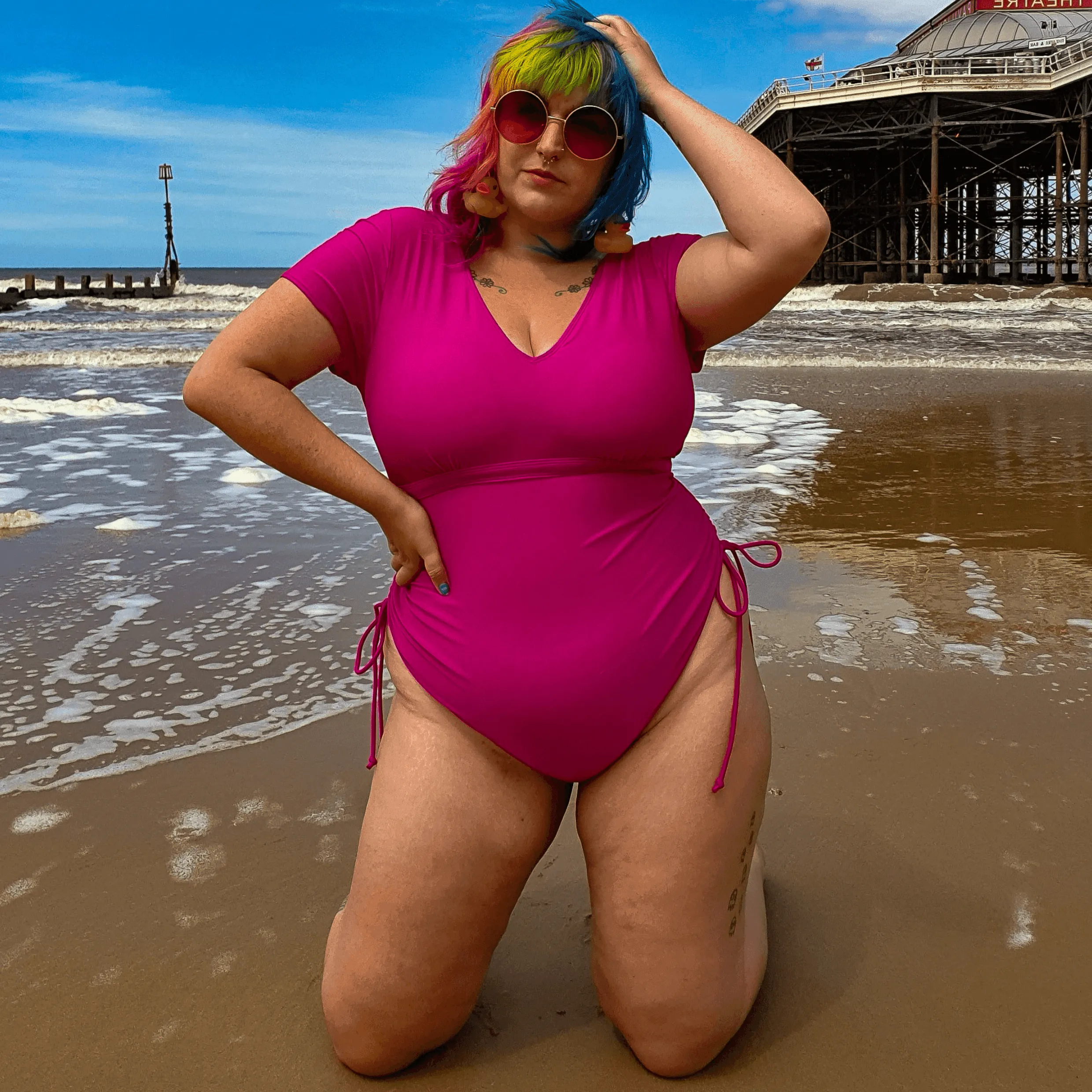 Show me the money Swimsuit - Hot Pink sold by Snag Tights product image thumbnail 5