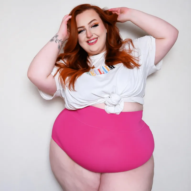 Organic Cotton Super High Waist Panties - Barbara sold by Snag Tights