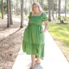 Shirred Midi Dress sold by Snag Tights