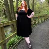 Shirred Midi Dress sold by Snag Tights