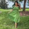 Shirred Midi Dress sold by Snag Tights
