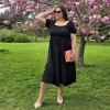 Shirred Midi Dress sold by Snag Tights