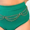 Body Jewellery - Gaia - Gold sold by Snag Tights