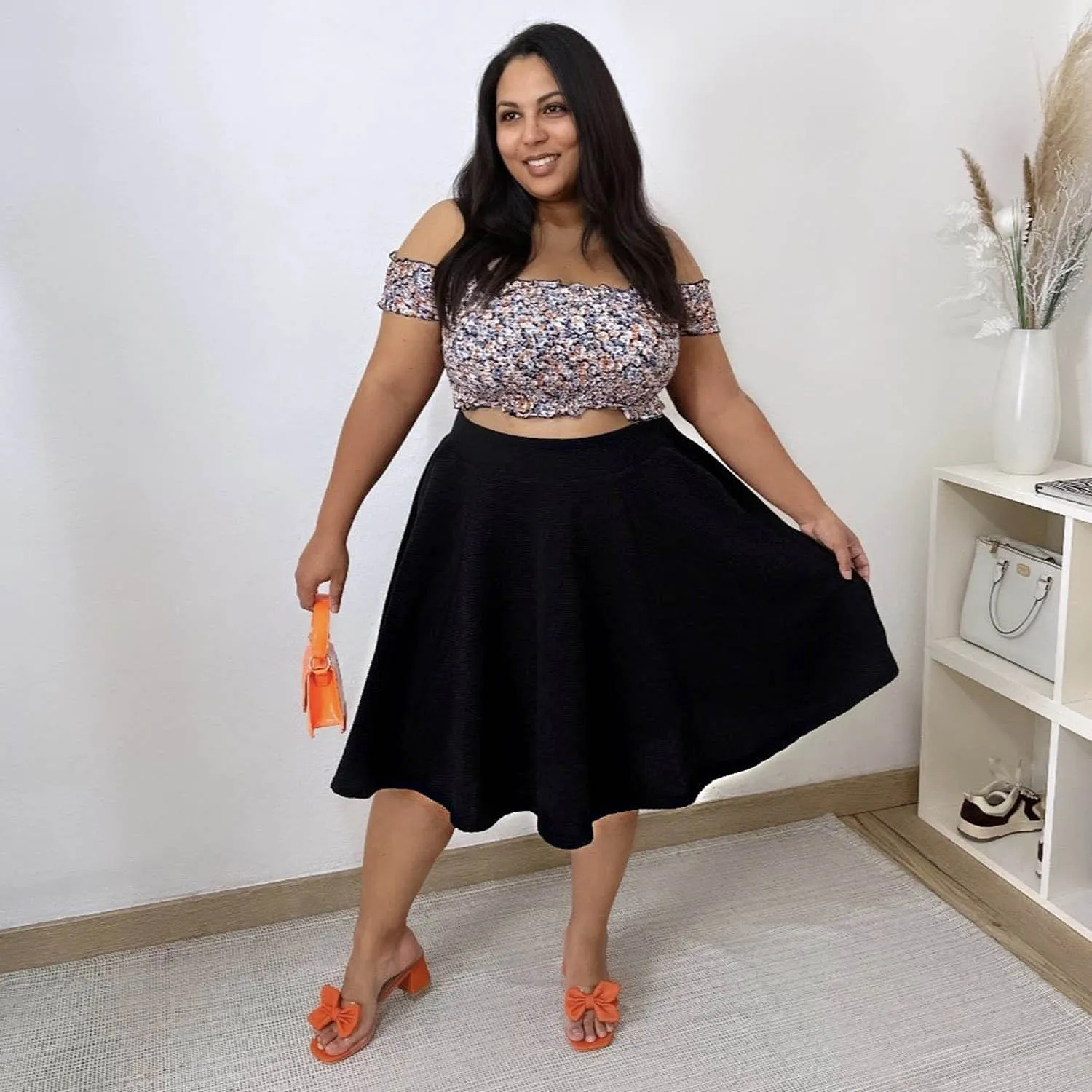 Ottoman Flare Skirt - Black sold by Snag Tights product image thumbnail 2