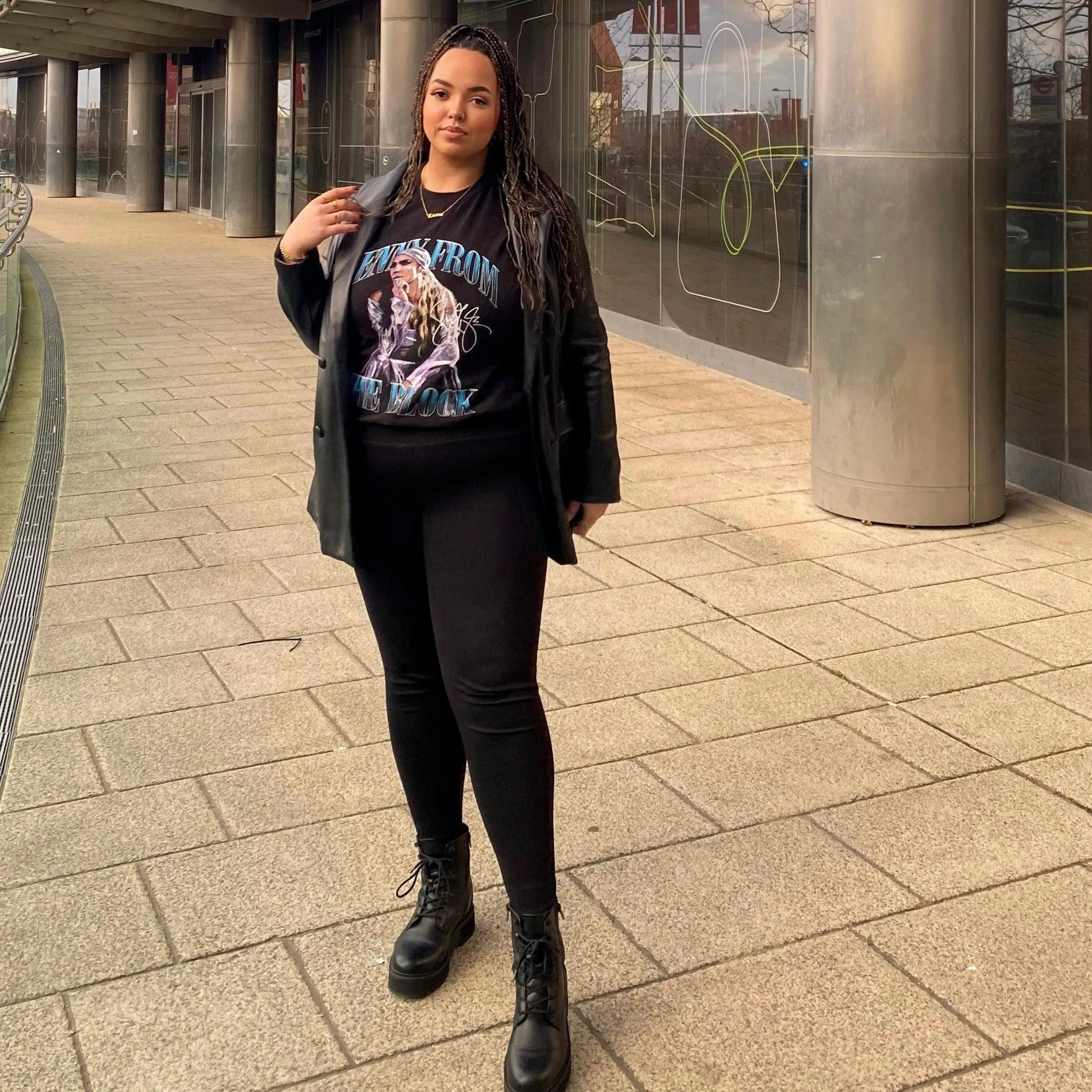 Squat Proof Long Leggings - Black sold by Snag Tights product image thumbnail 4