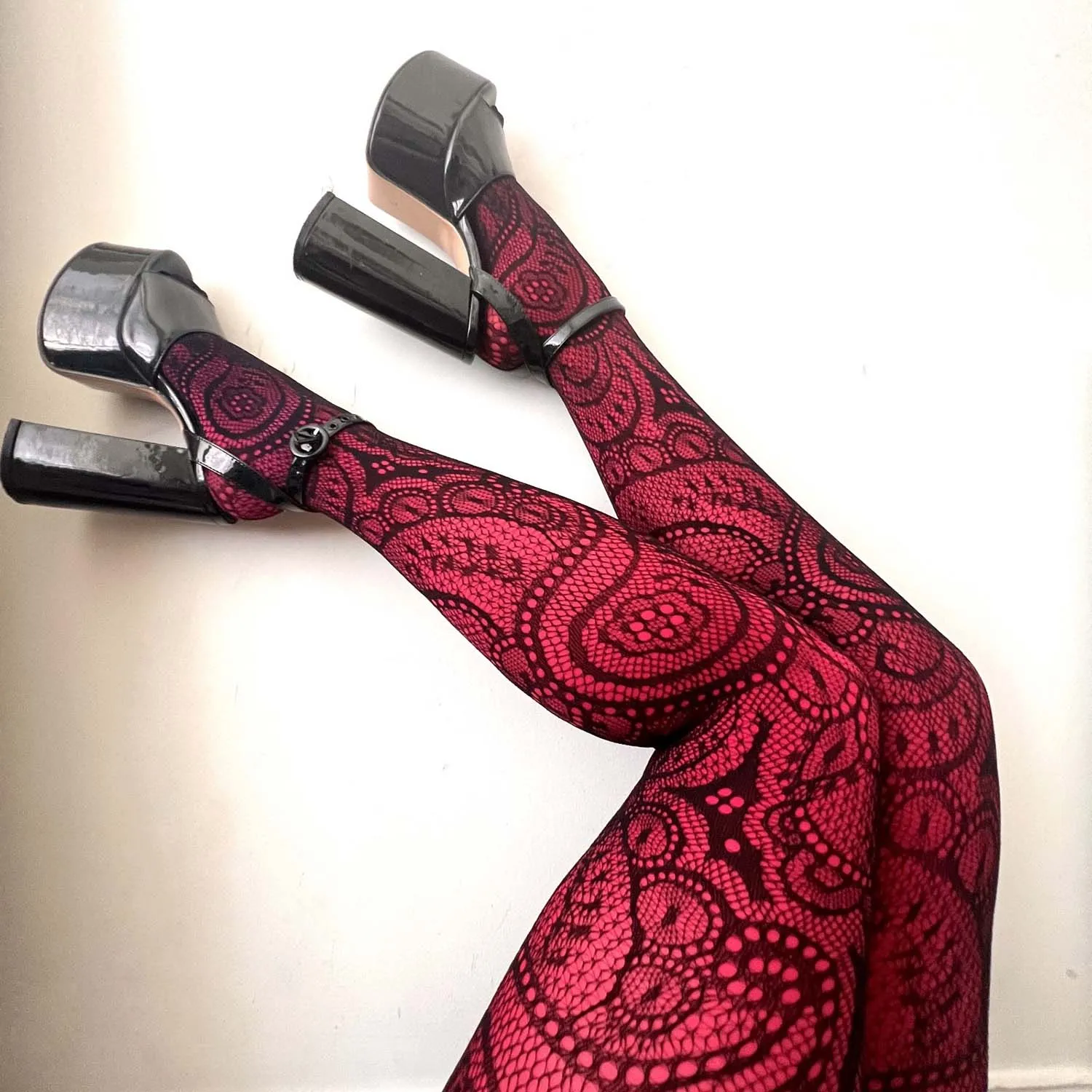 Botanical Fishnets - Black sold by Snag Tights product image thumbnail 4