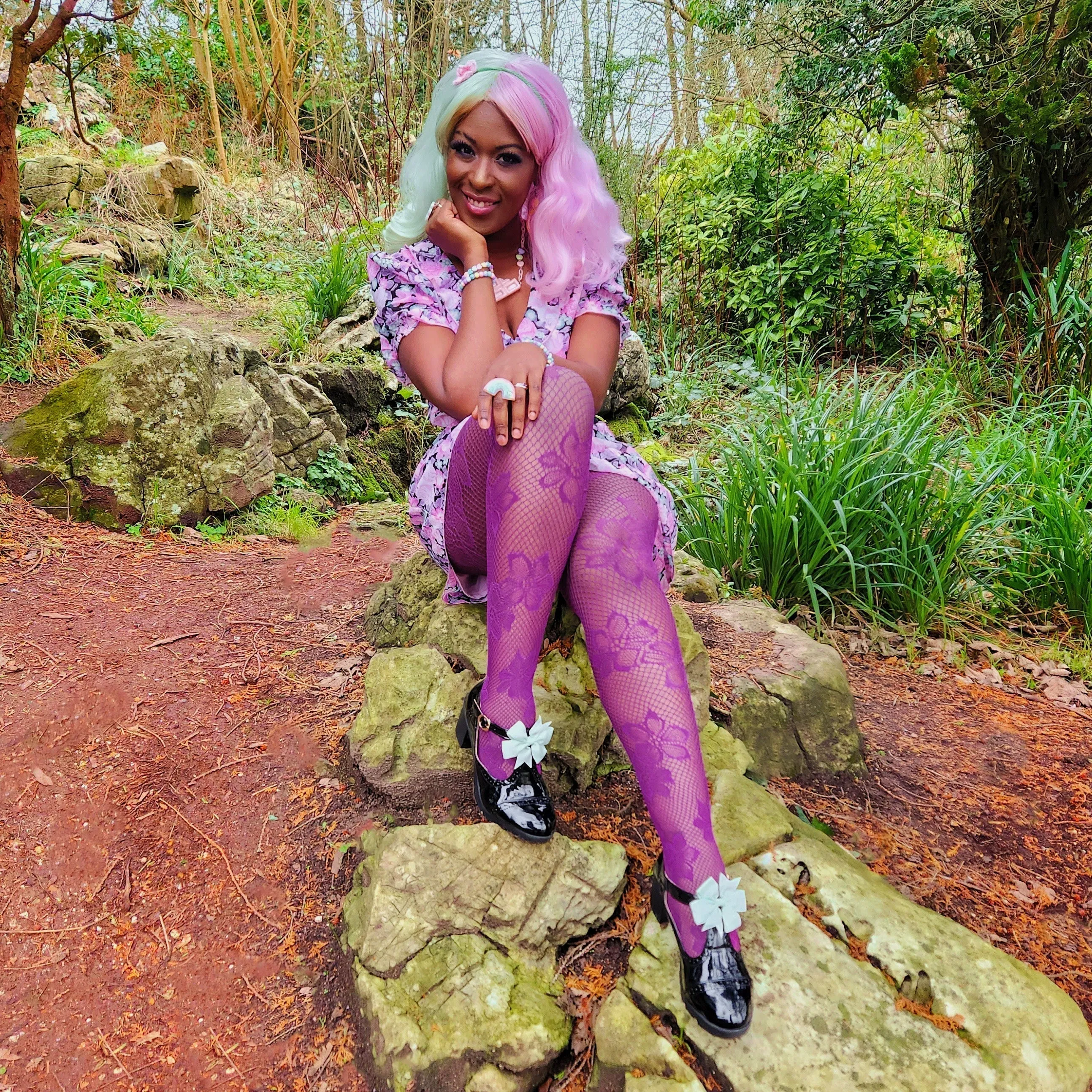 Bloom Fishnets sold by Snag Tights product image thumbnail 5