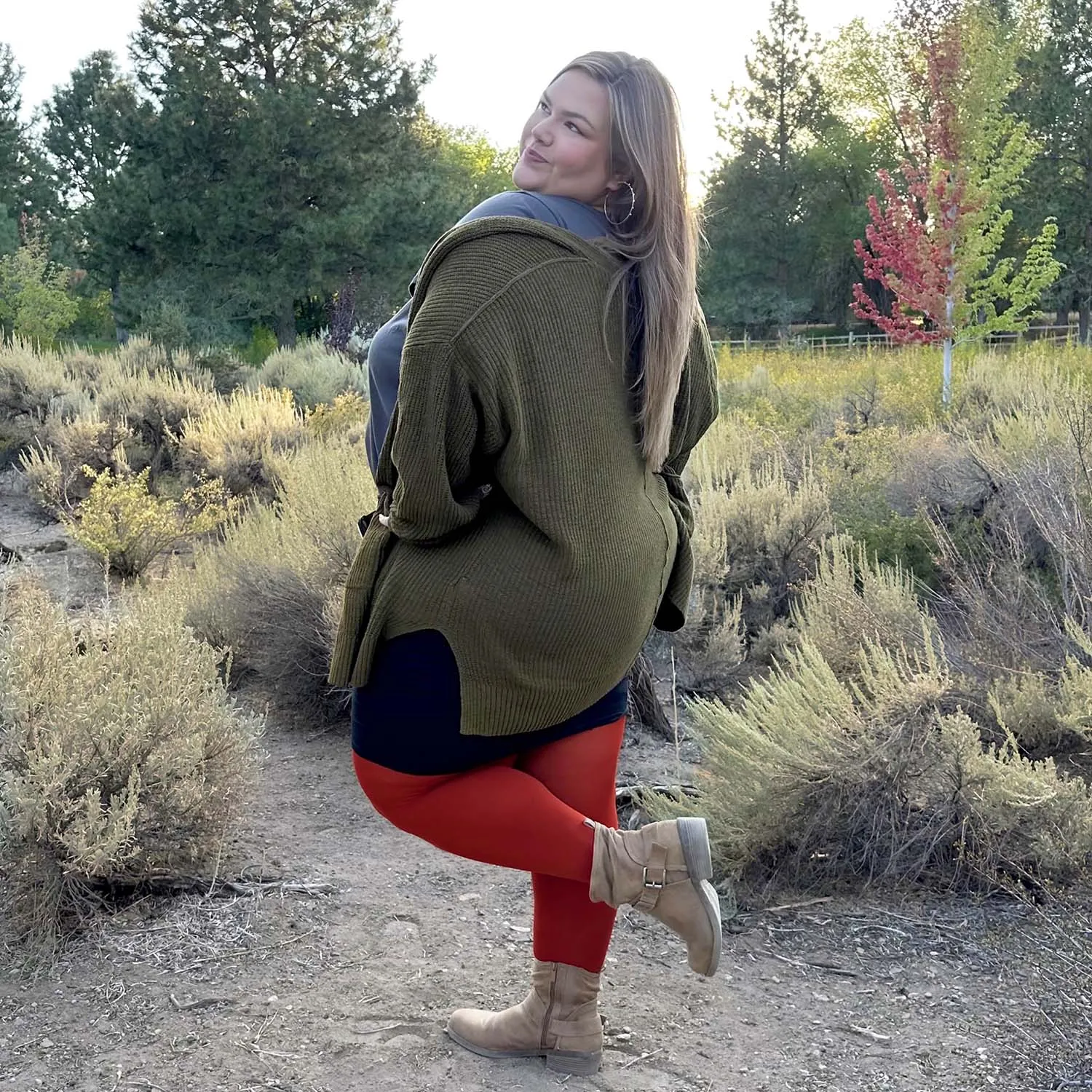 Opaque 80 Den Tights - Red Sauce sold by Snag Tights product image thumbnail 4