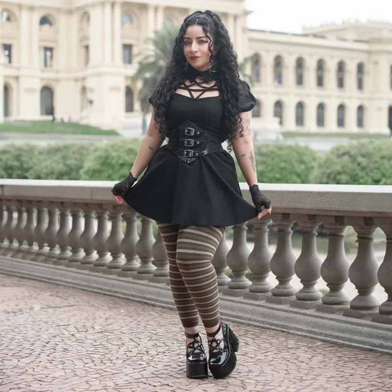 Cinnabar Footless Tights - Tyria sold by Snag Tights