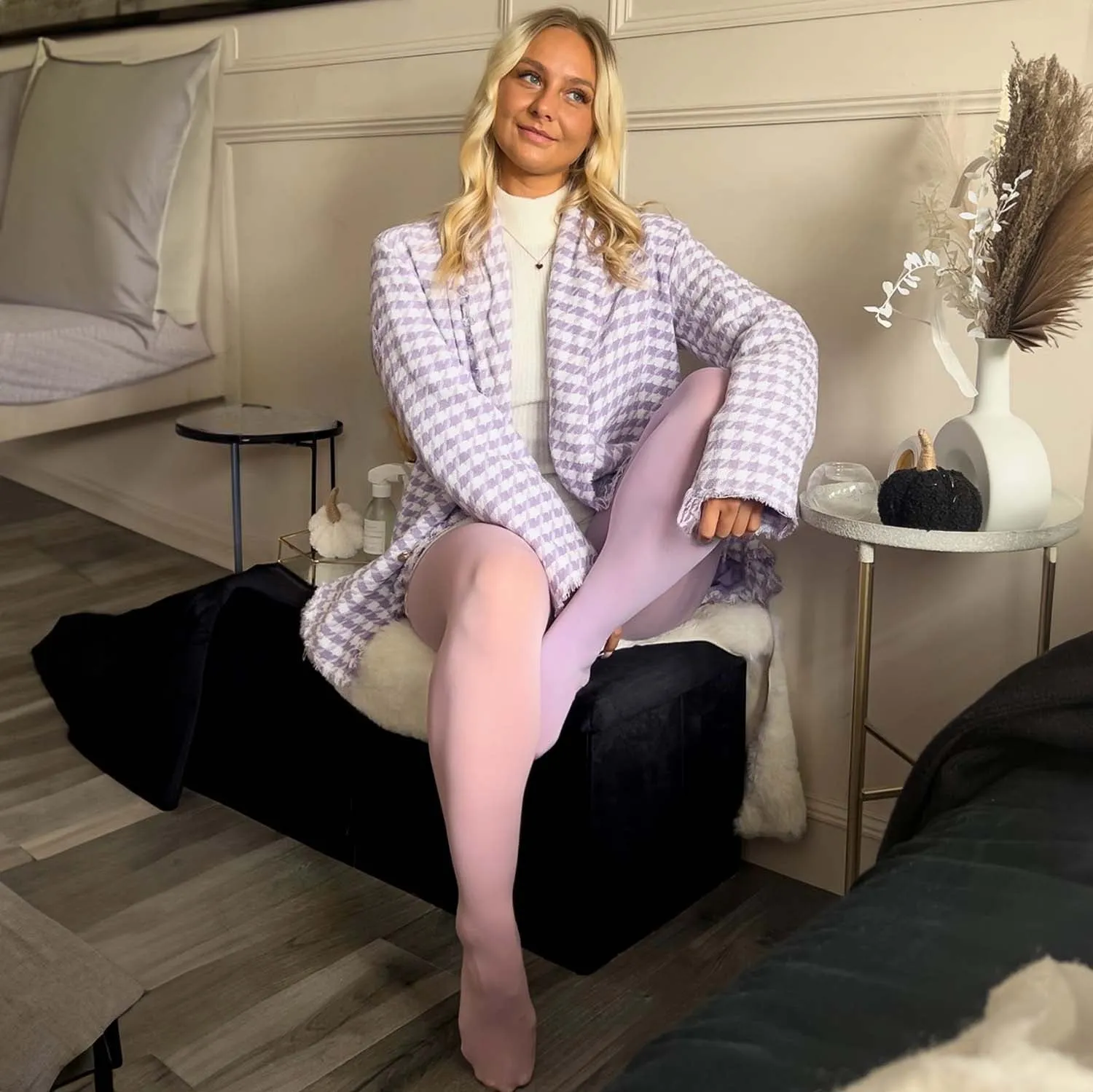 Duo Tights - Wisteria Rose sold by Snag Tights product image thumbnail 3