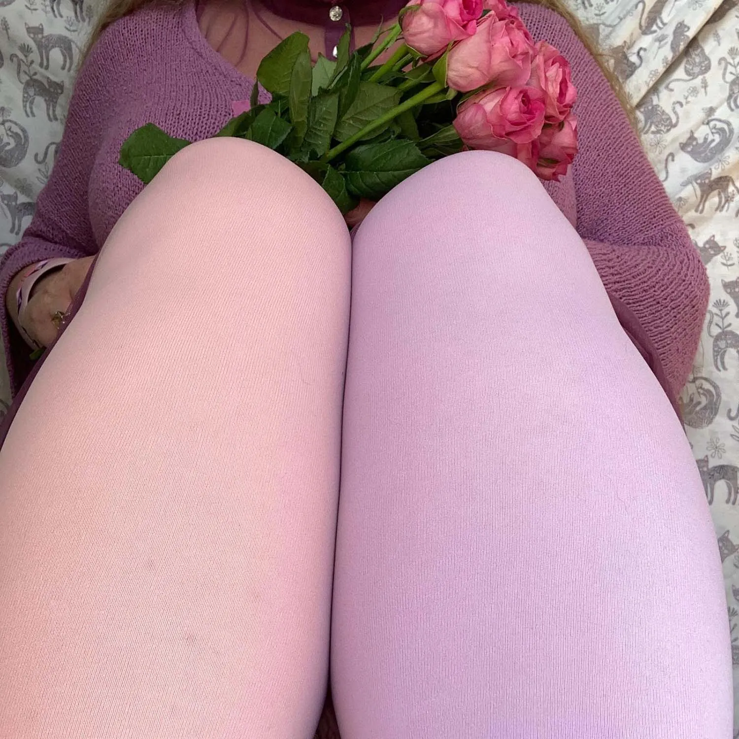Duo Tights - Wisteria Rose sold by Snag Tights product image thumbnail 4