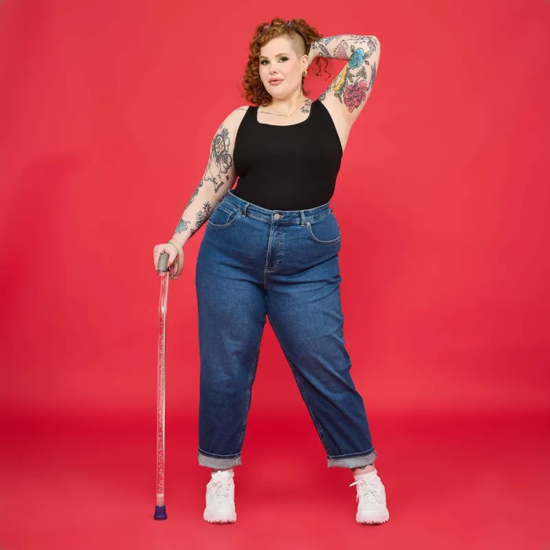 The Jean - Regular Mom Jeans sold by Snag Tights