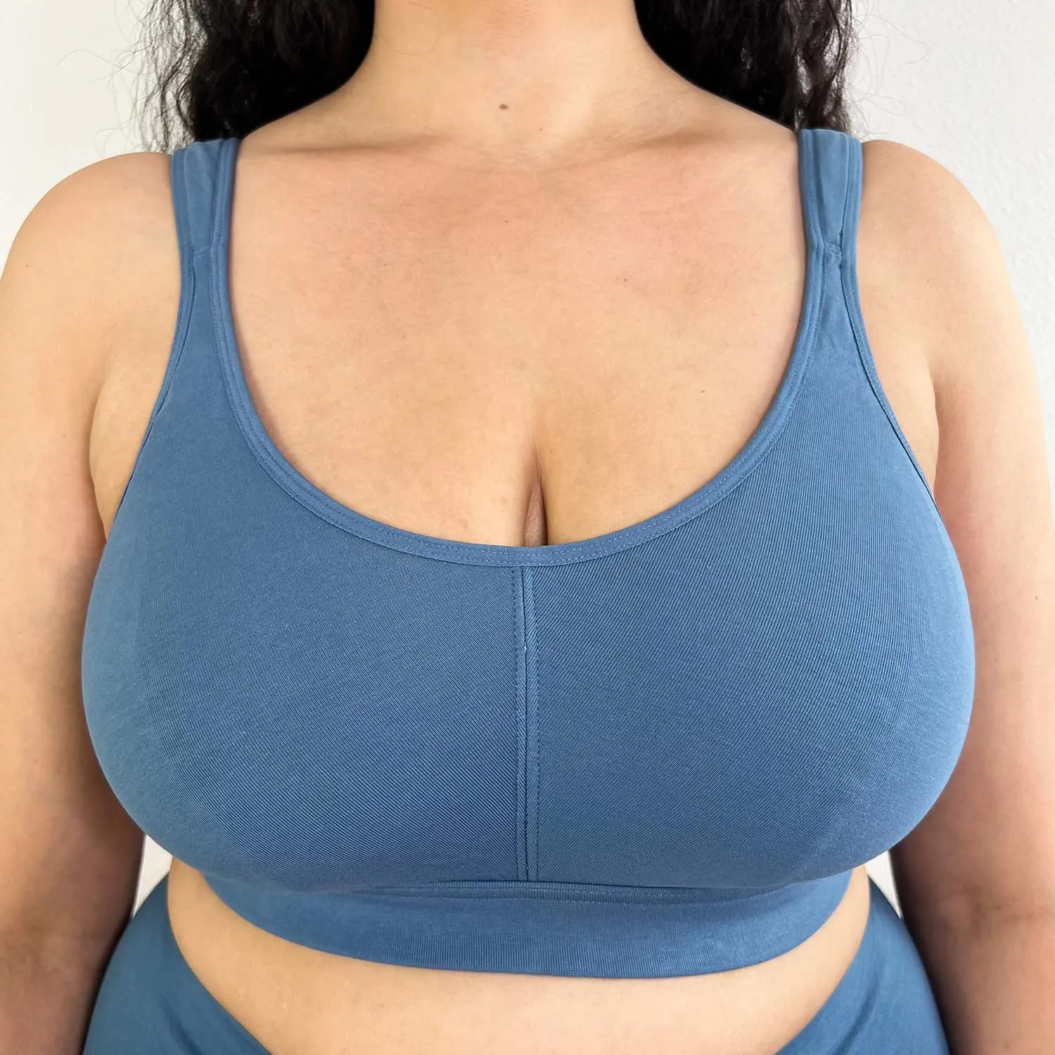 Organic Cotton Bra - Denim sold by Snag Tights product image thumbnail 5