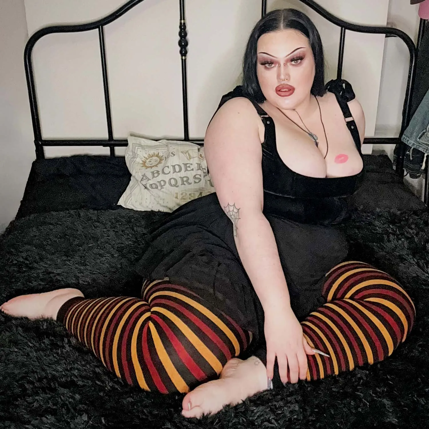 Cinnabar Footless Tights - Arctinae sold by Snag Tights product image thumbnail 2