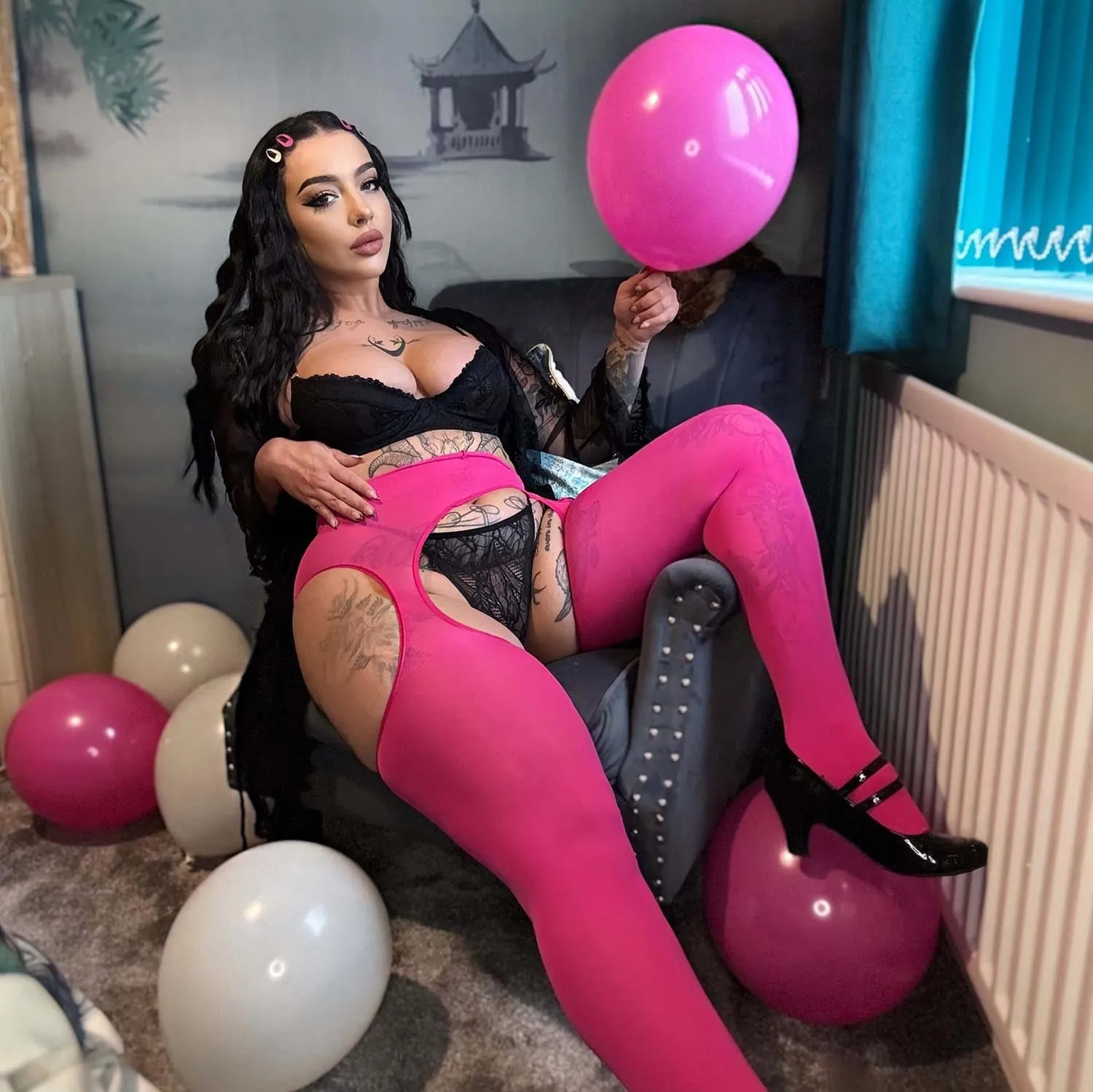 Mock Garters - Barbara sold by Snag Tights product image thumbnail 4