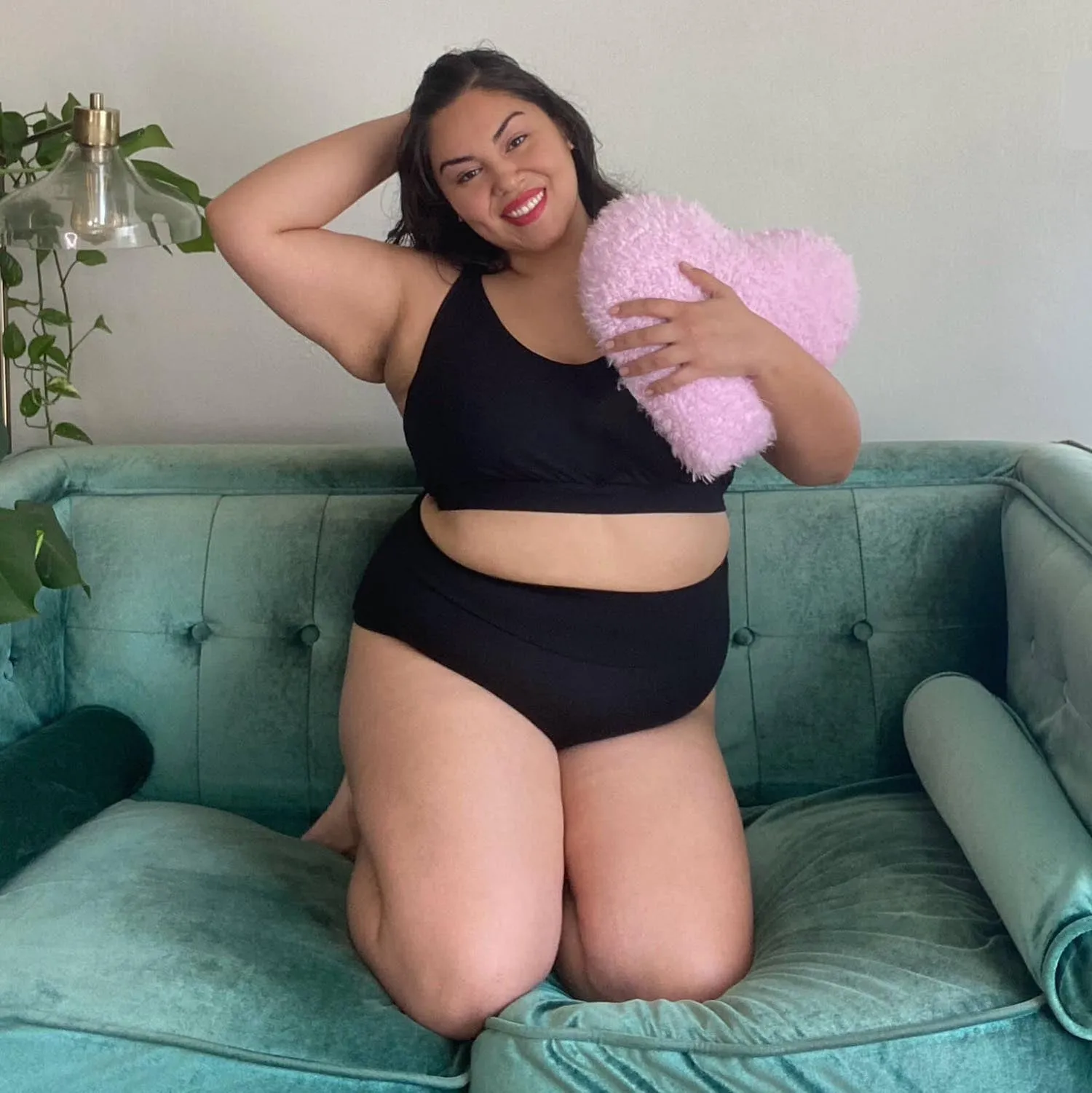 Organic Cotton Lacey Super High Waist Panties sold by Snag Tights product image thumbnail 5