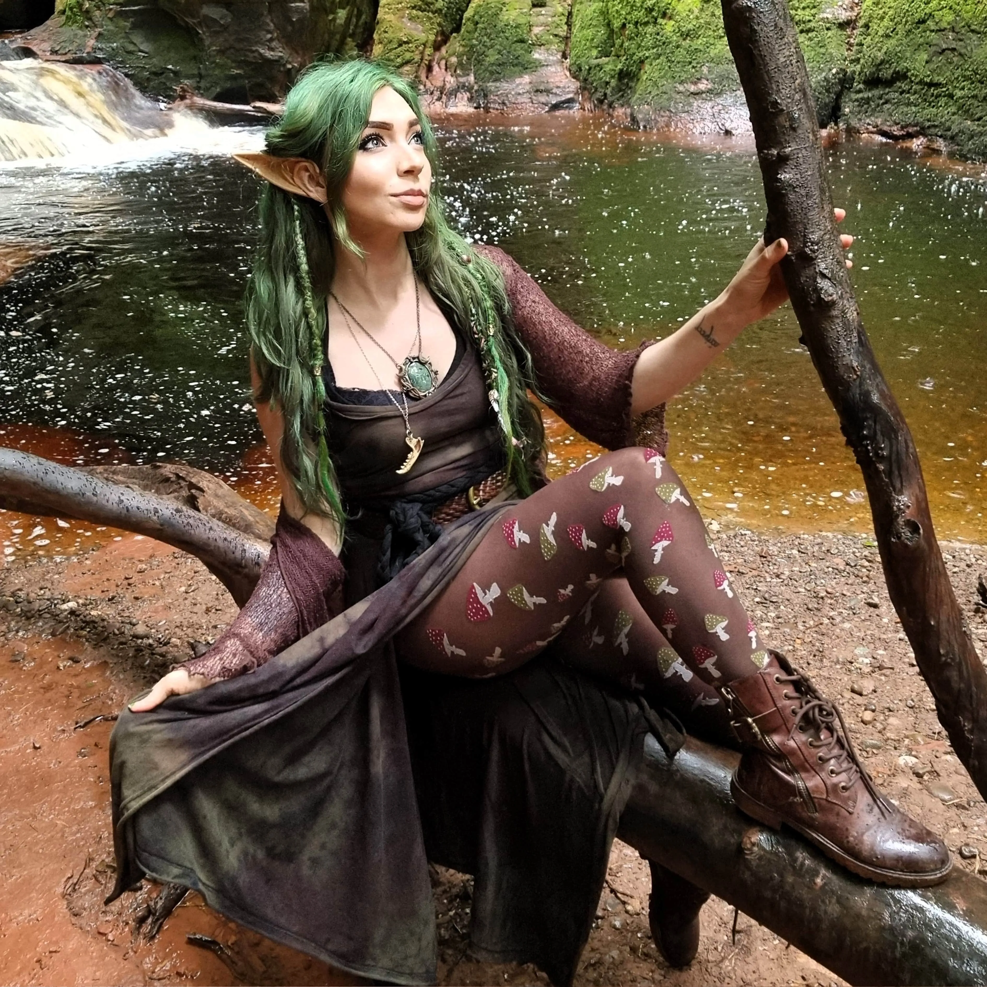 Pattern Tights - Toadstool sold by Snag Tights product image thumbnail 3