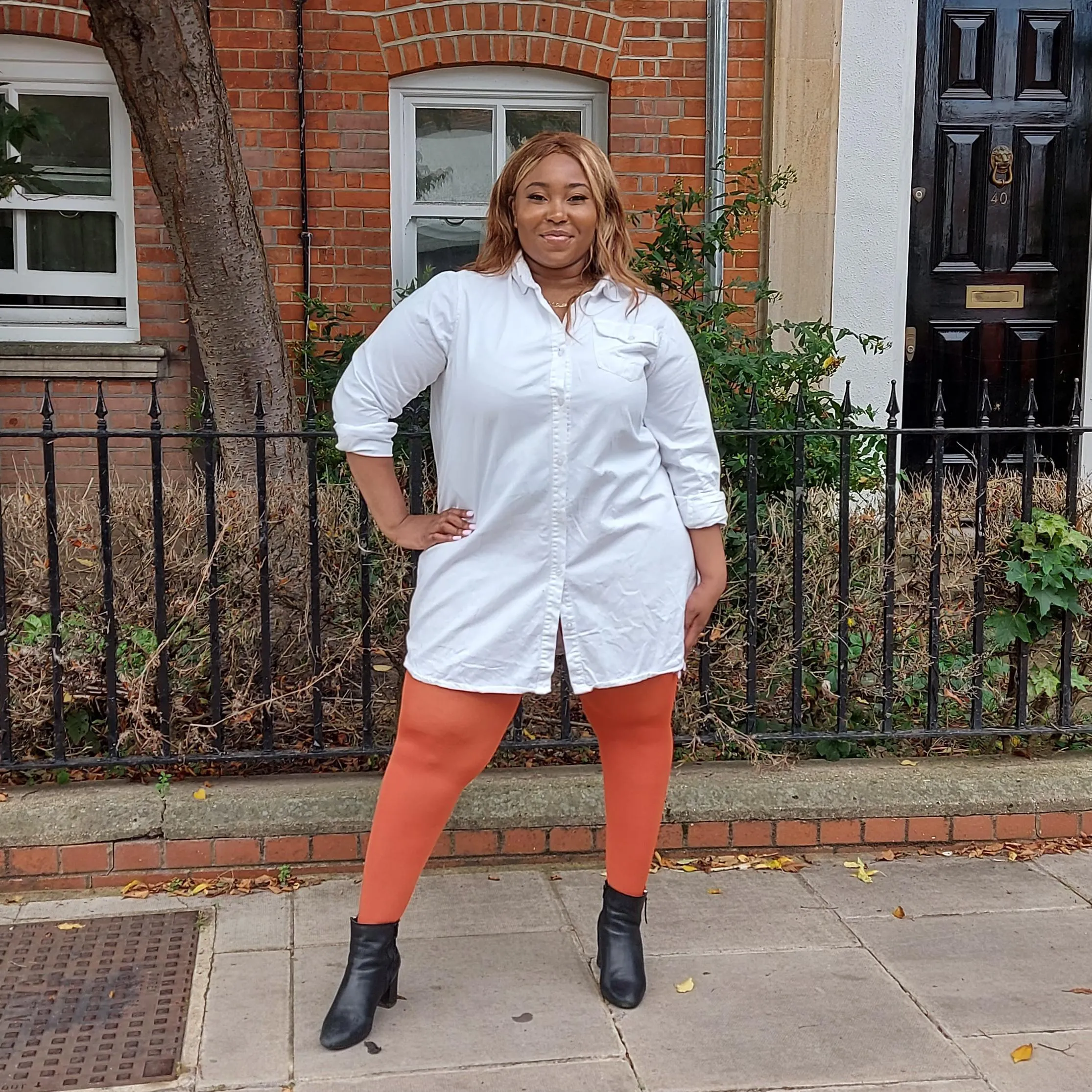 Opaque 80 Den Tights - Pumpkin Spice sold by Snag Tights product image thumbnail 3