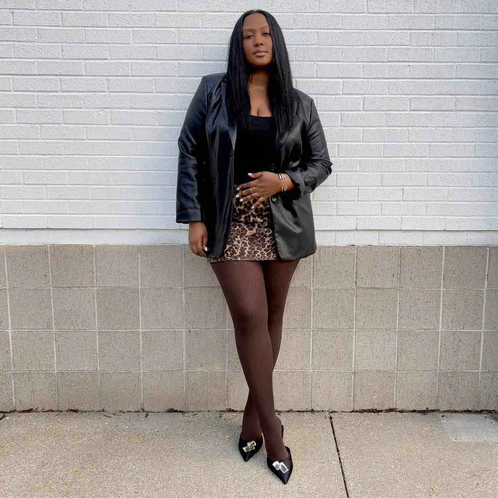 Ionic Ribbed Tights - Harmonious sold by Snag Tights product image thumbnail 2