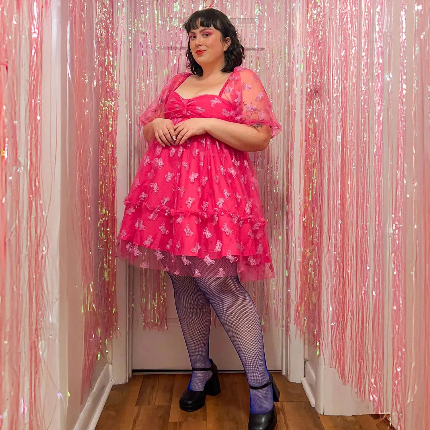 Thighs the Limit Fishnets - Arabesque sold by Snag Tights product image thumbnail 3