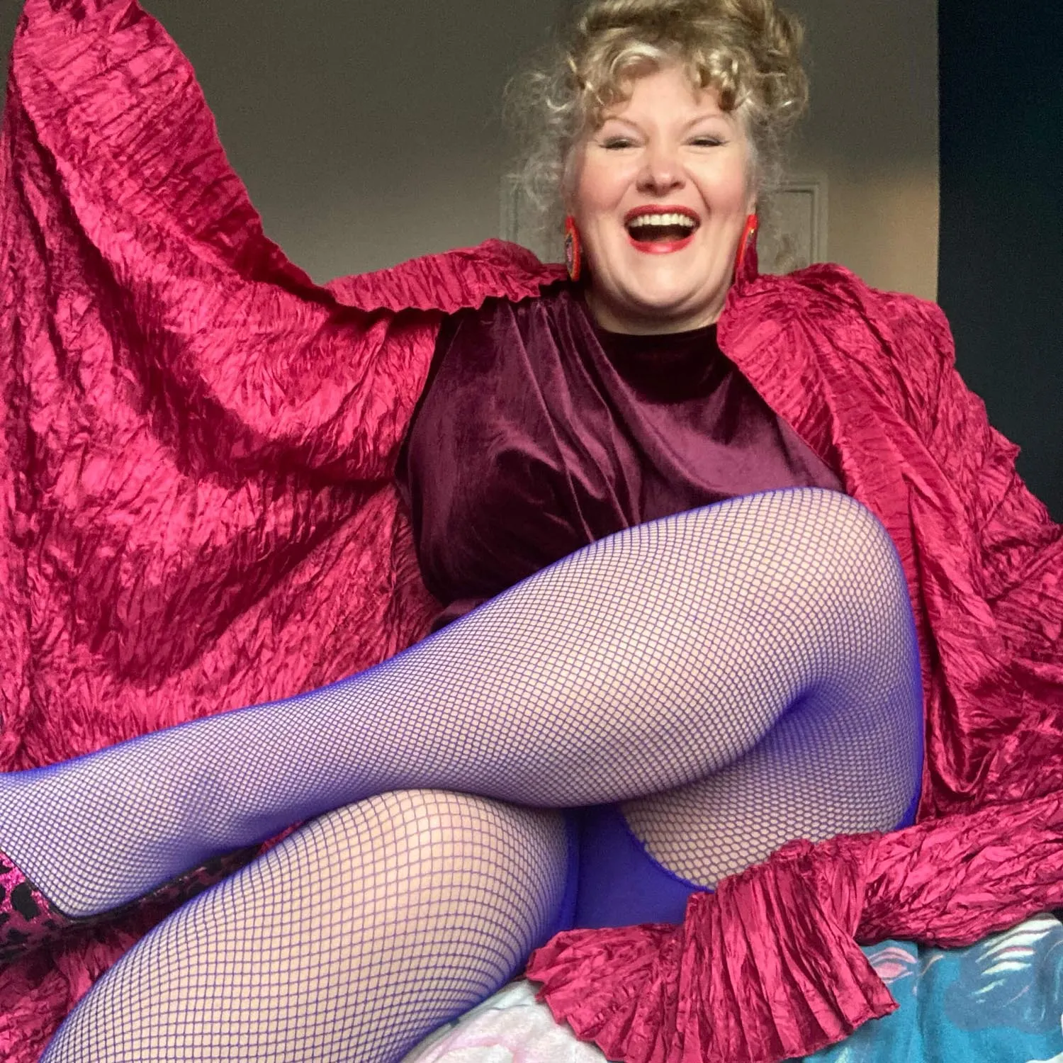 Thighs the Limit Fishnets - Arabesque sold by Snag Tights product image thumbnail 4