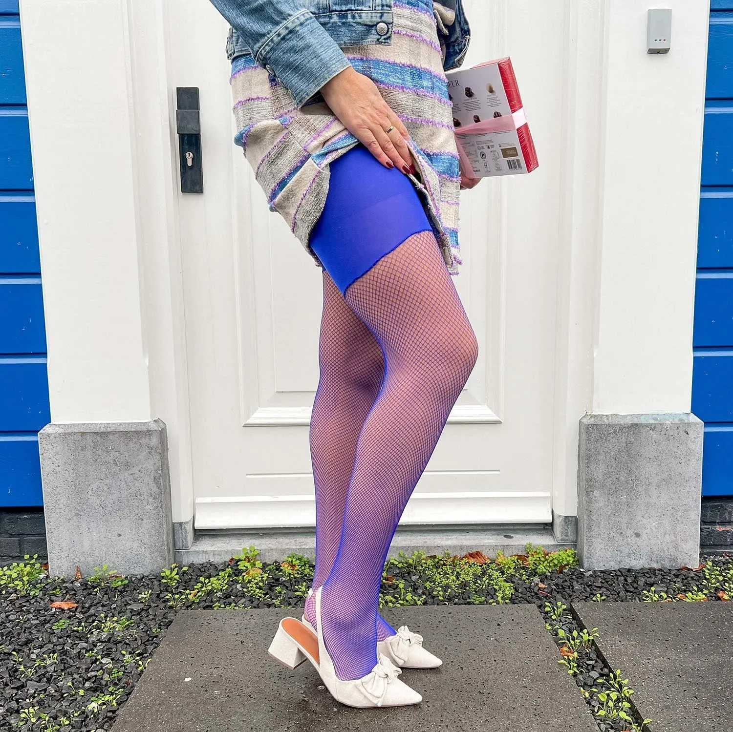 Thighs the Limit Fishnets - Arabesque sold by Snag Tights product image thumbnail 2