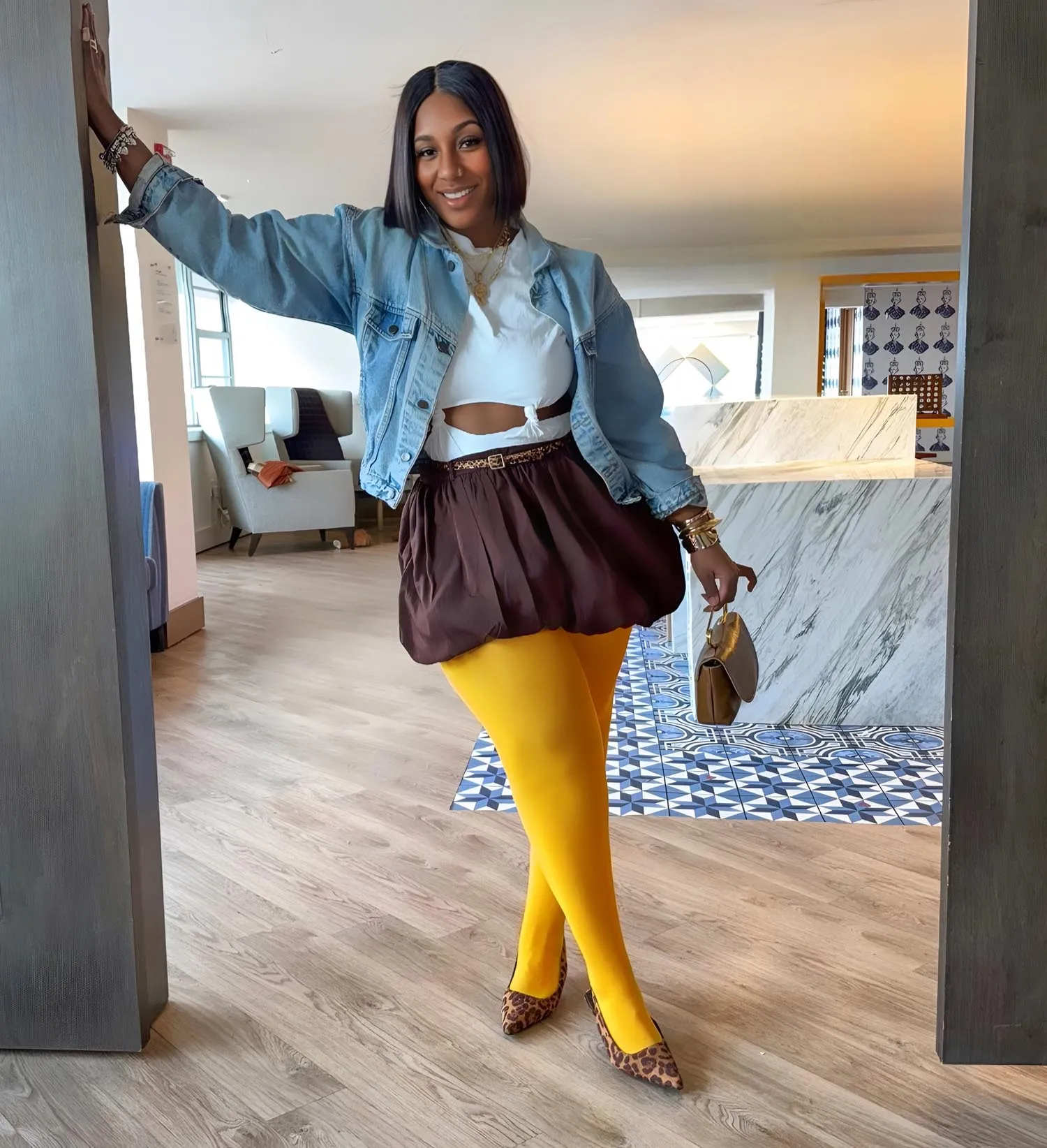 Opaque 80 Den Tights - Mimosa sold by Snag Tights product image thumbnail 4