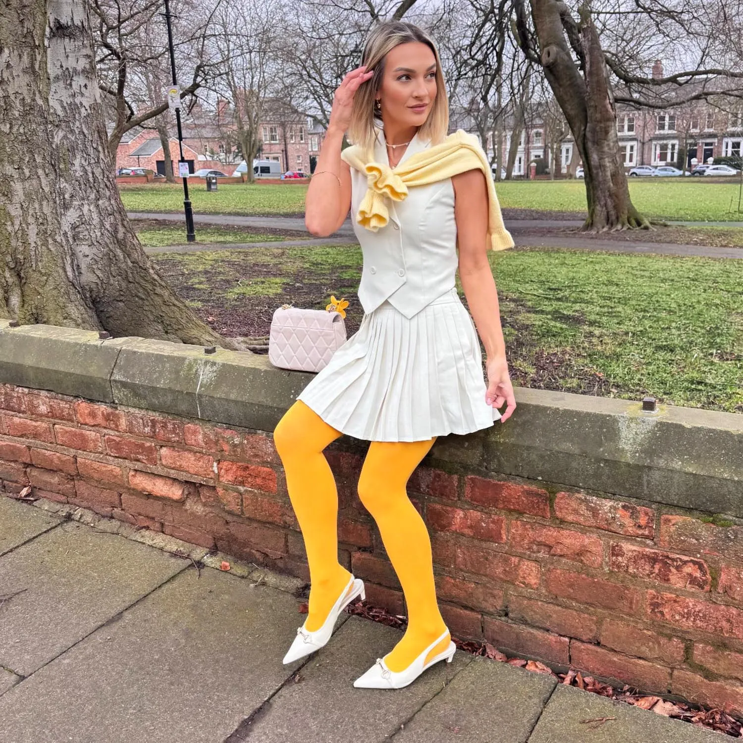 Opaque 80 Den Tights - Mimosa sold by Snag Tights product image thumbnail 5