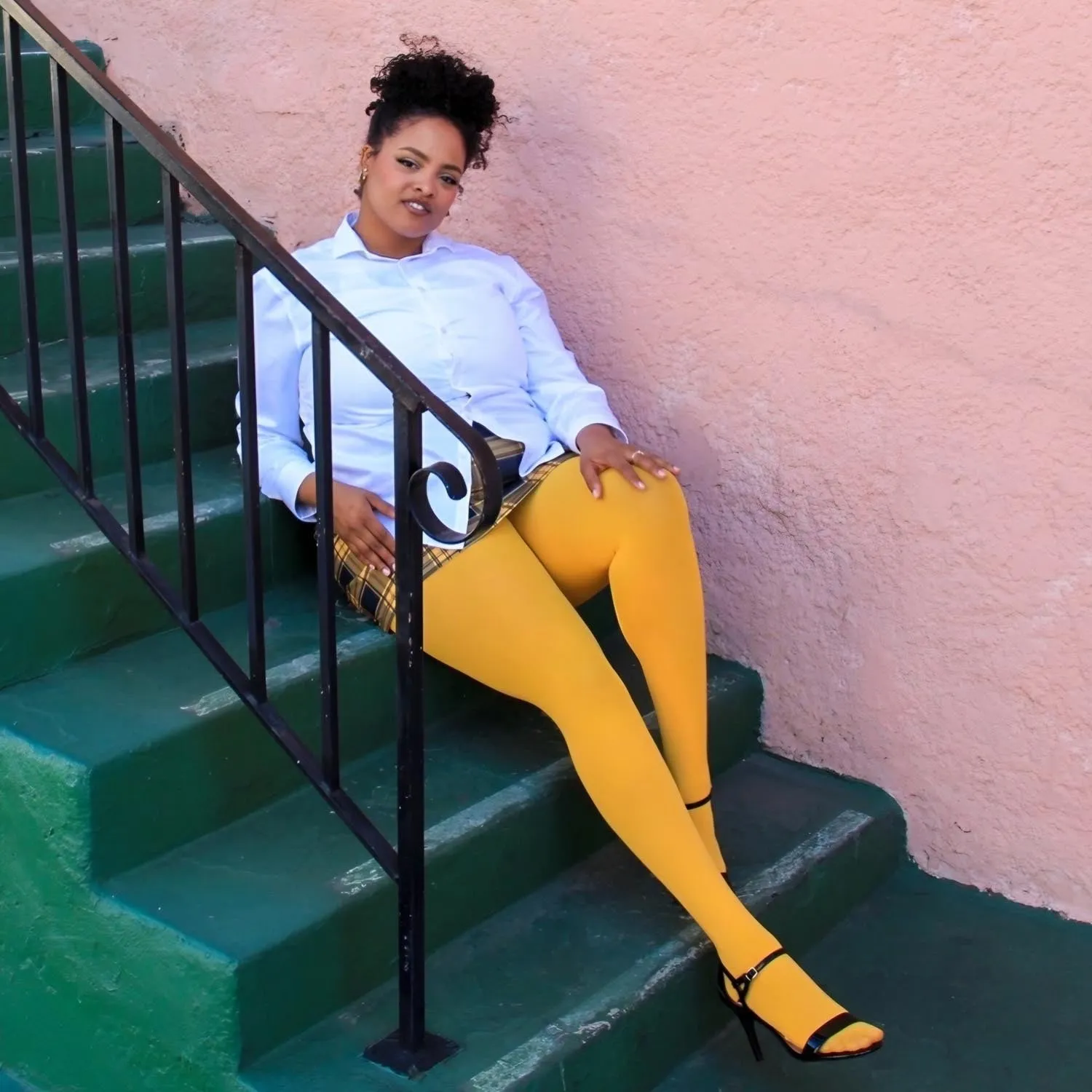 Opaque 80 Den Tights - Mimosa sold by Snag Tights product image thumbnail 2