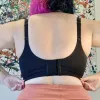 Organic Cotton Comfort Bra - 3 x Black sold by Snag Tights