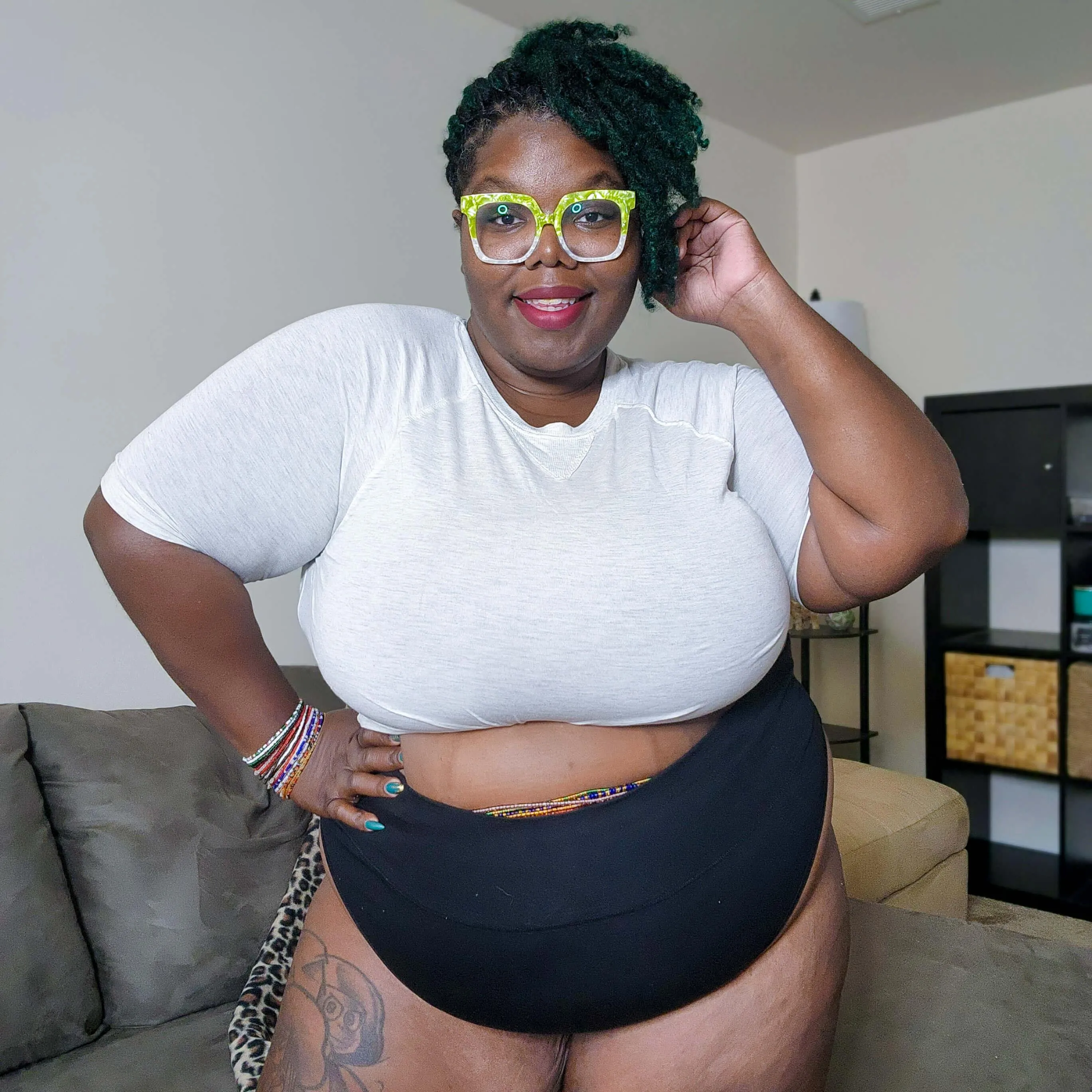 Super High Leg Panties - 3 Pairs in Black sold by Snag Tights product image thumbnail 2