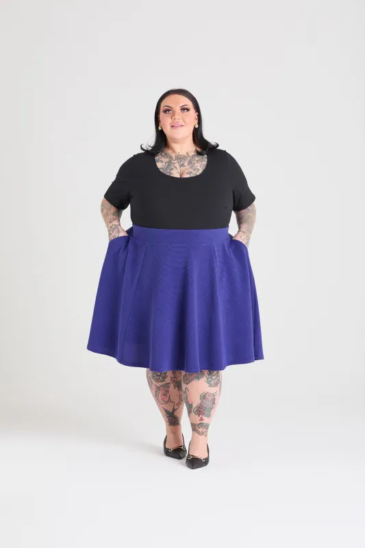 Ottoman Flare Skirt - Aretha sold by Snag Tights