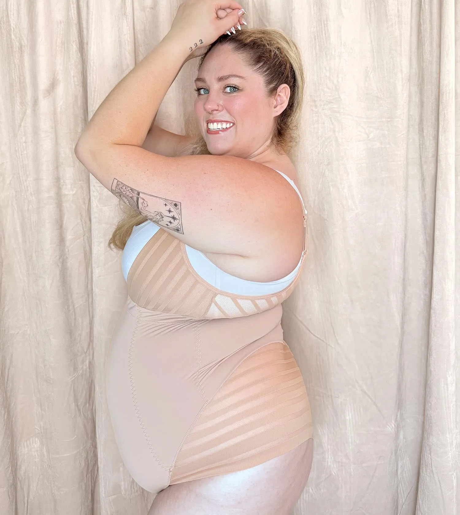 Smoothwear Open Bust Bodysuit - Blissful sold by Snag Tights product image thumbnail 5