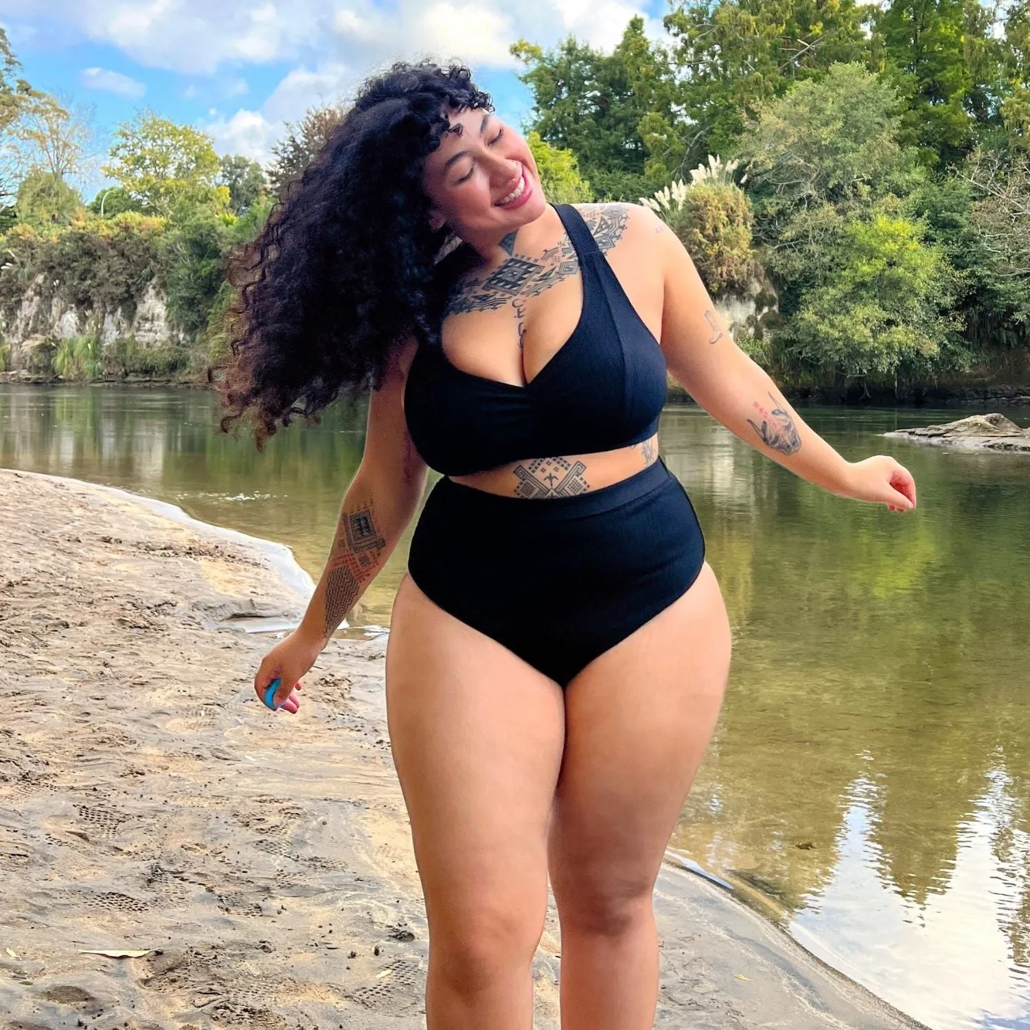 Tidelands Bikini - Black sold by Snag Tights product image thumbnail 2