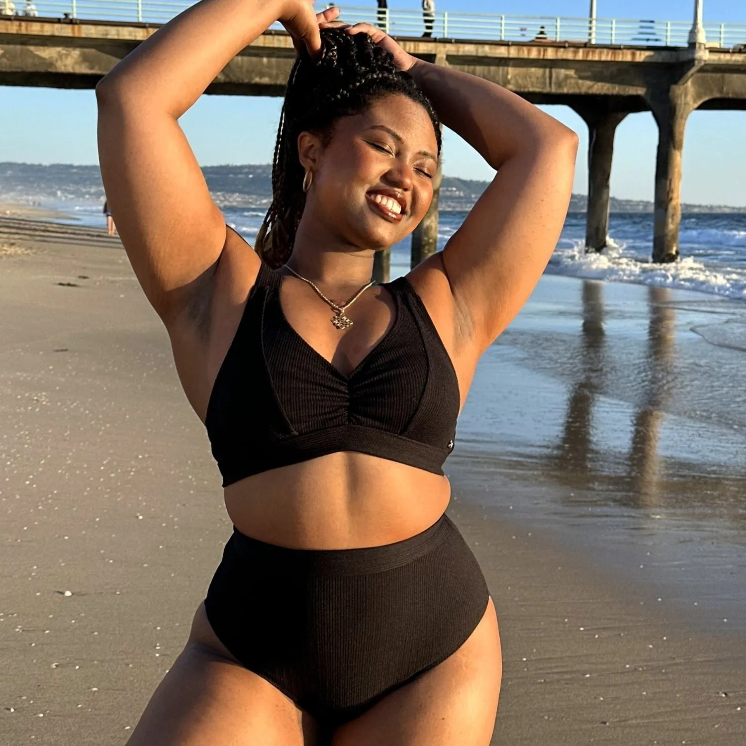 Tidelands Bikini - Black sold by Snag Tights