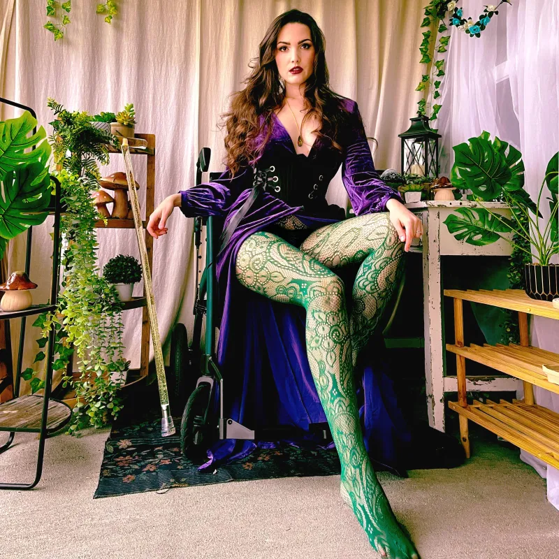 Botanical Fishnets - Foliage sold by Snag Tights