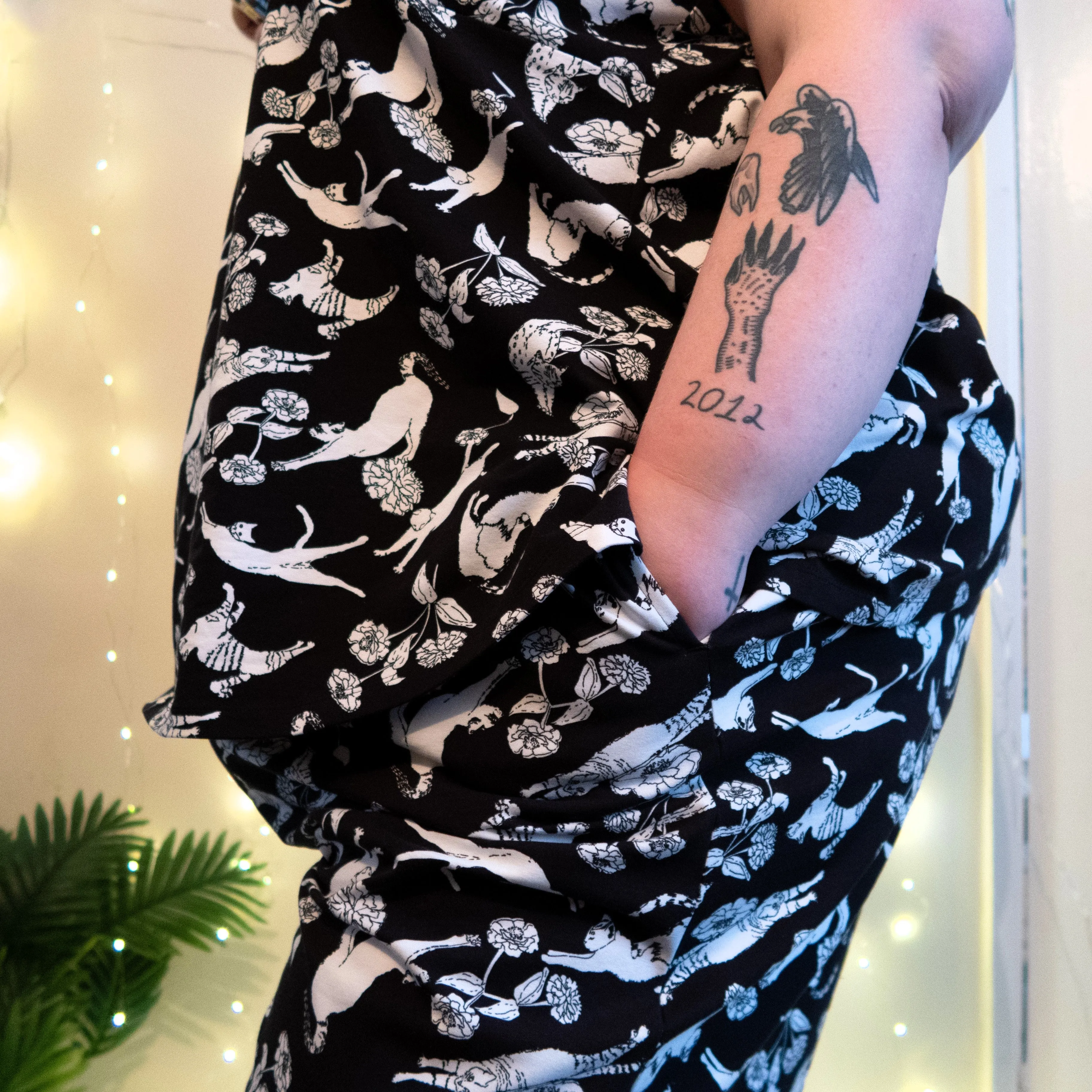 Organic Cotton PJ Shorts - Catnap sold by Snag Tights product image thumbnail 3