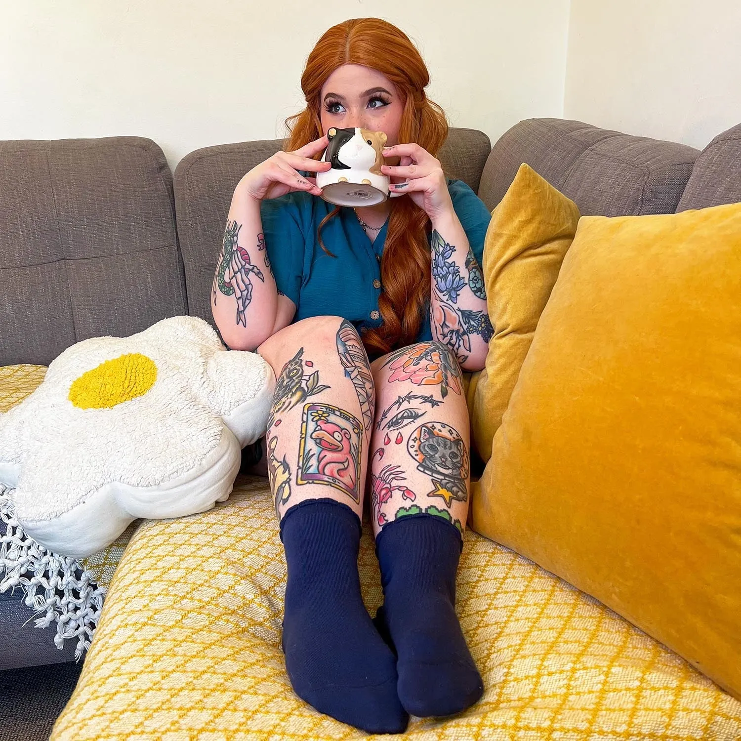 Bamboo Ankle Socks - 3 Pairs in Starling sold by Snag Tights product image thumbnail 3