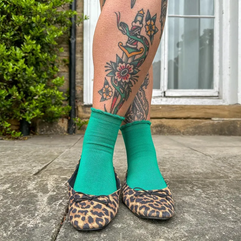 Bamboo Ankle Socks - Python sold by Snag Tights