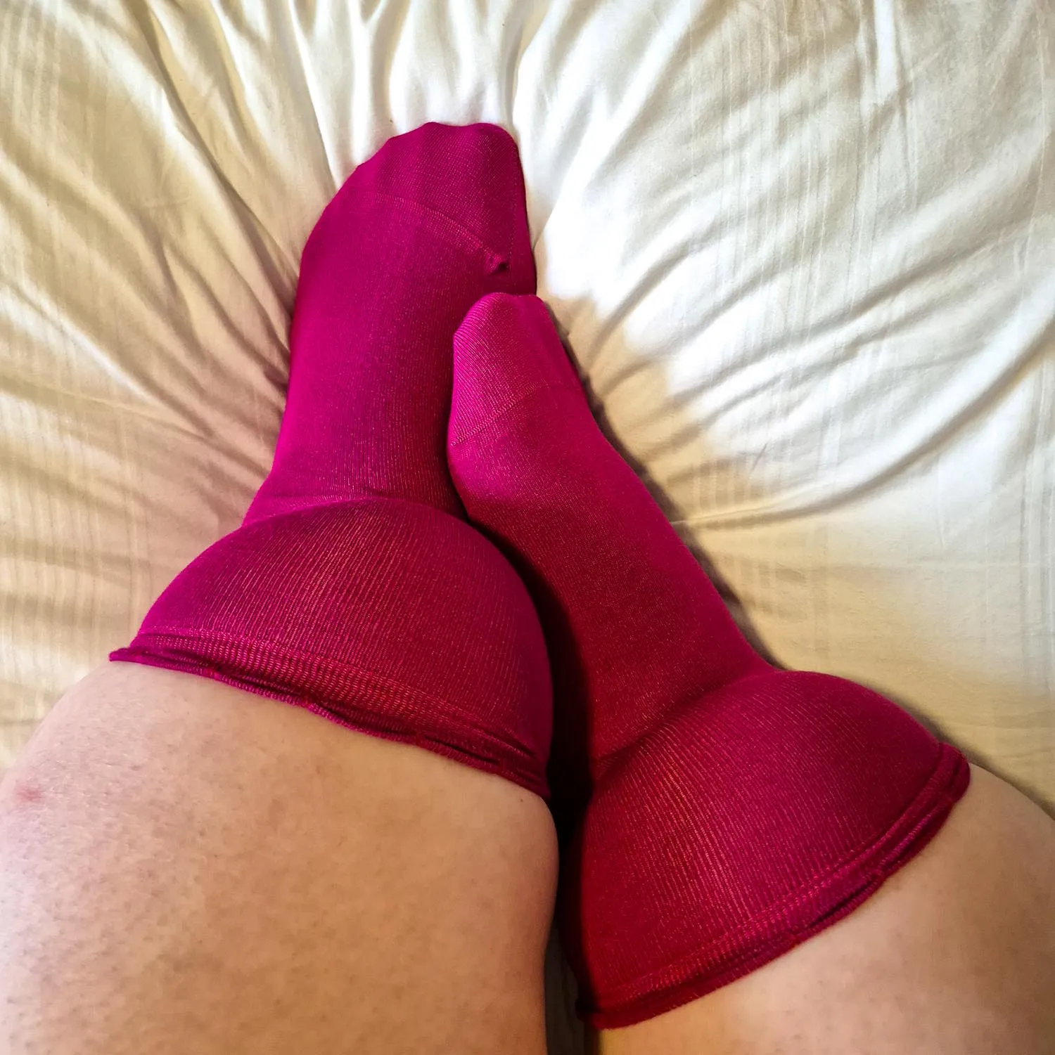 Bamboo Ankle Socks - Hibiscus sold by Snag Tights product image thumbnail 4